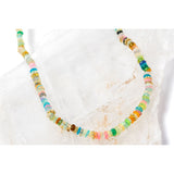 Ethiopian Opal Rainbow Necklace