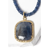 Sapphire Midnight Pendant Necklace