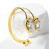 Twin Pearl Cuff