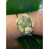 Perennial Flower Cuff - Green Aventurine