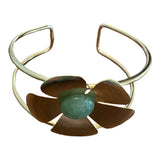 Perennial Flower Cuff - Green Aventurine