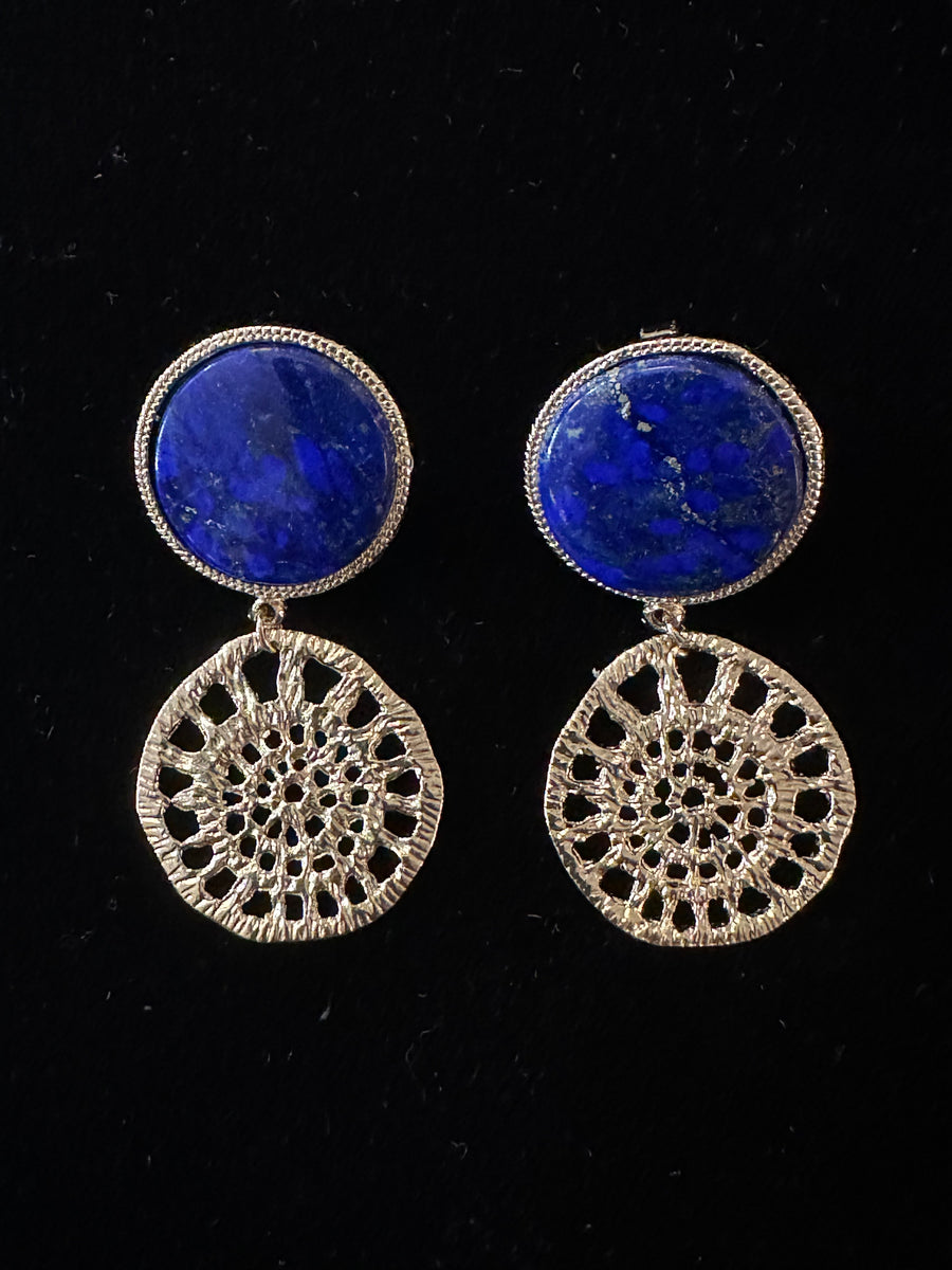 Soleil earrings - Lapis