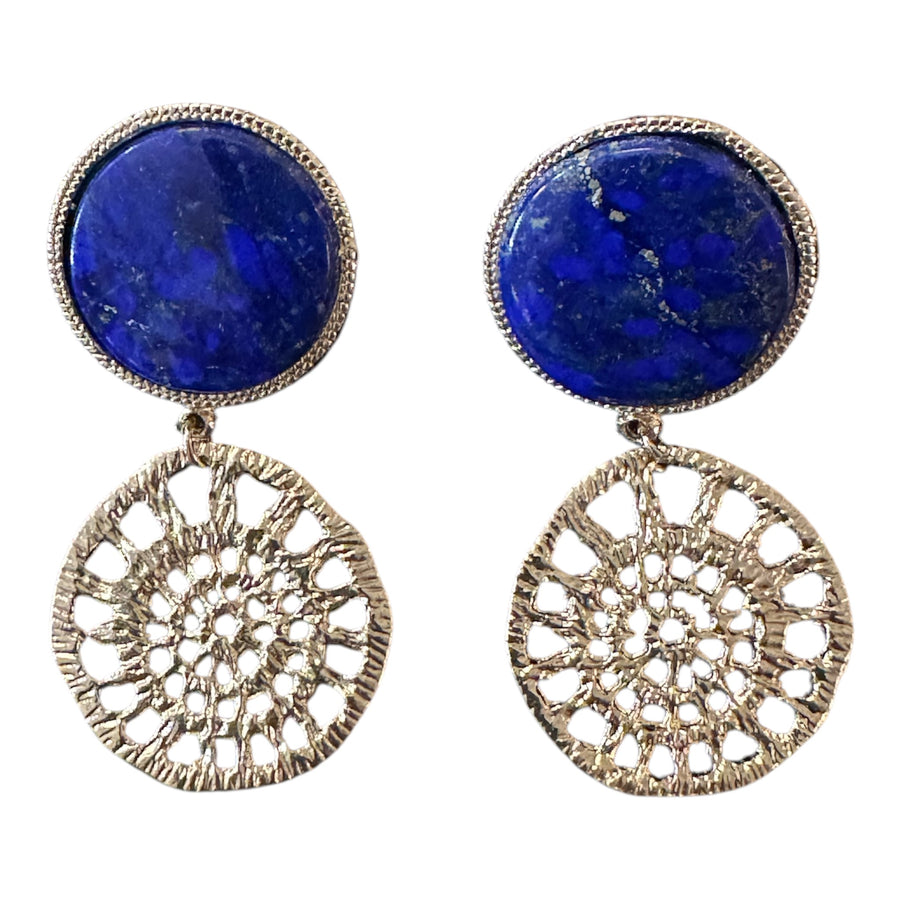 Soleil earrings - Lapis