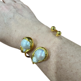 Twin Pearl Cuff