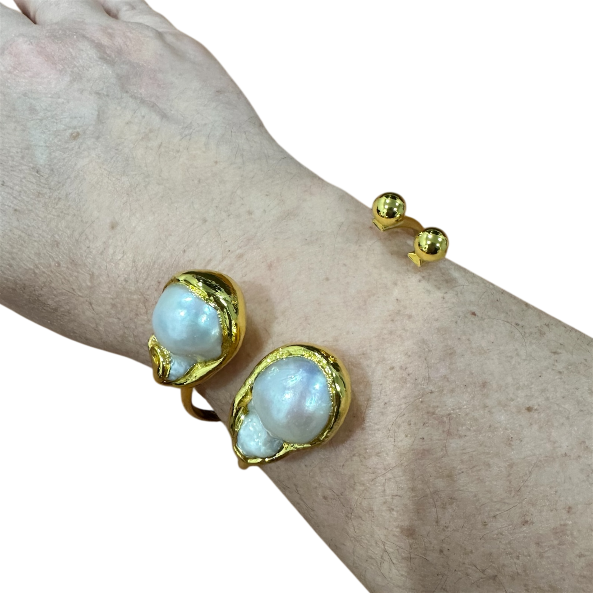 Twin Pearl Cuff