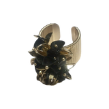 Cluster Ring - Black Agate