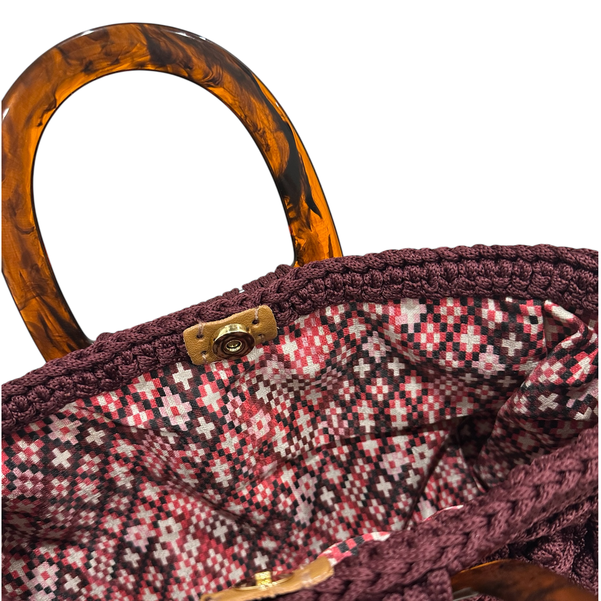 Paloma Handbag – Pinot Noir