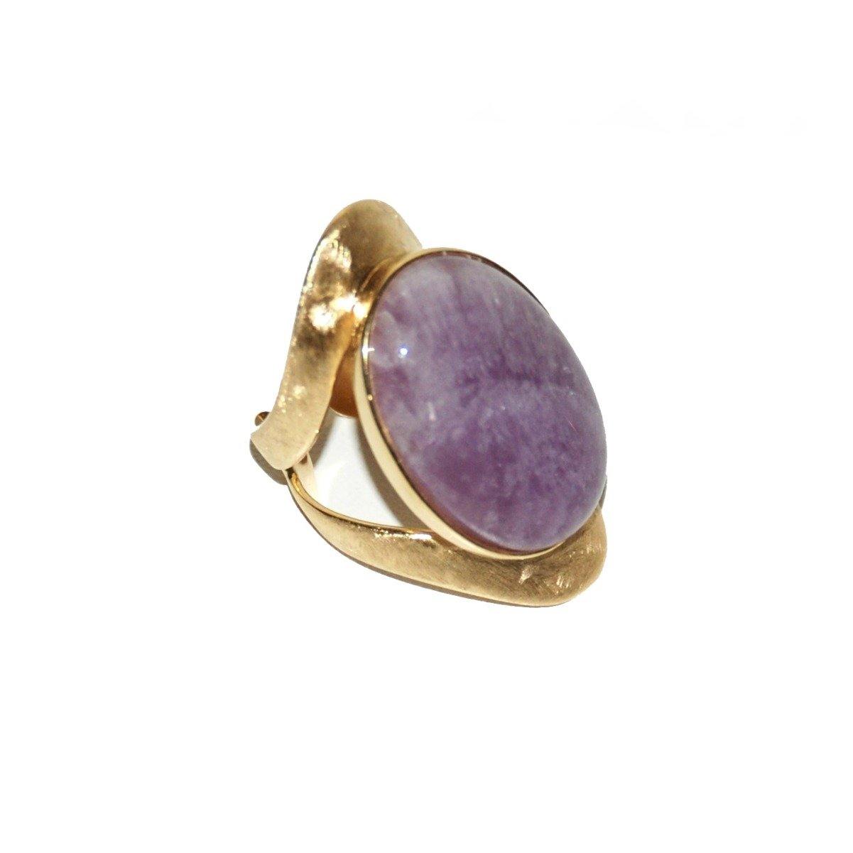 Allure Ring - Rose de France Amethyst - Anny Stern Jewelry