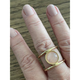 Florence Ring - Rose Quartz