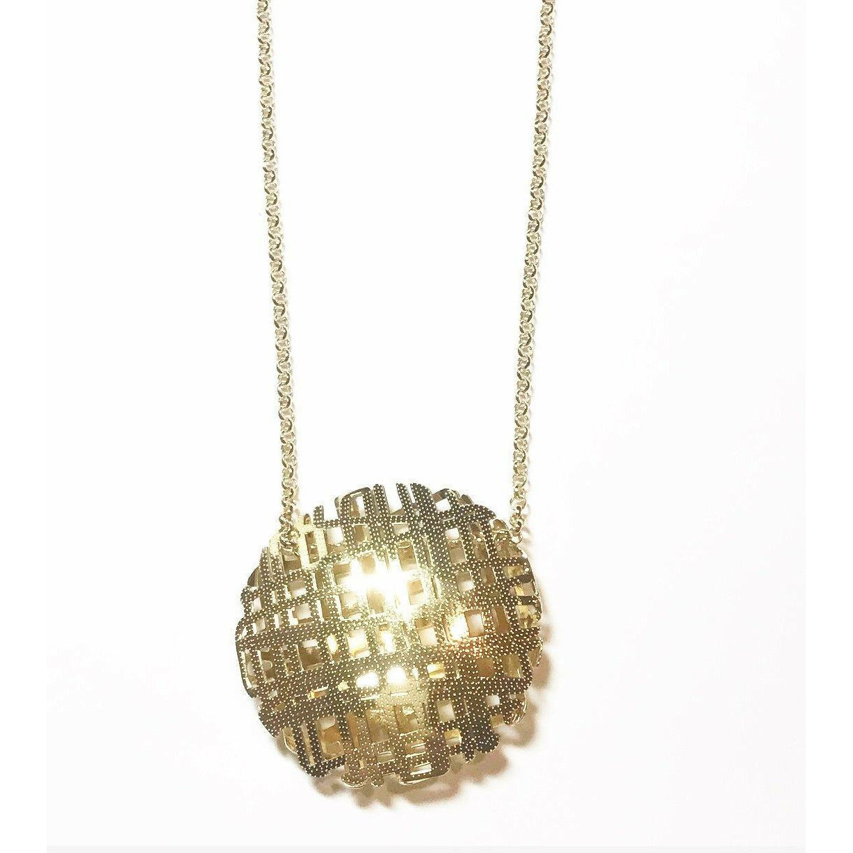 Mandala Pillow Necklace - Anny Stern Jewelry