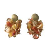 Constellation Earrings - Carnelian - Anny Stern Jewelry