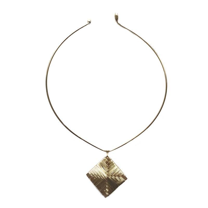 Handwoven Basket Necklace - Anny Stern Jewelry