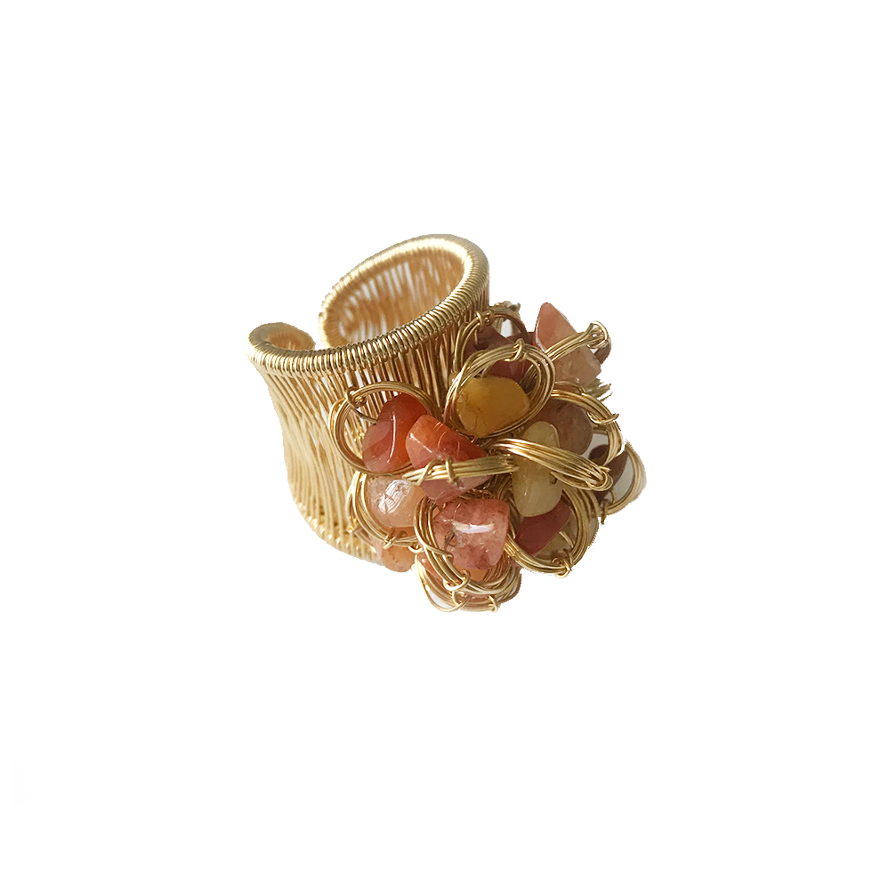 Constellation Ring – Carnelian - Anny Stern Jewelry